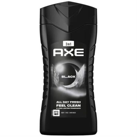 Axe Black douchegel 250ml 3 in 1 voor body face en hair