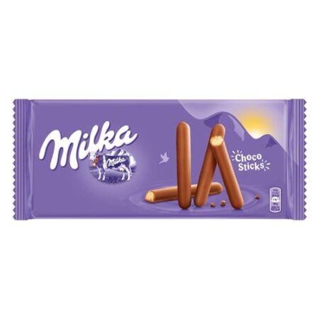 Milka Choco Sticks 112g – Krokante Koeksticks met Chocolade