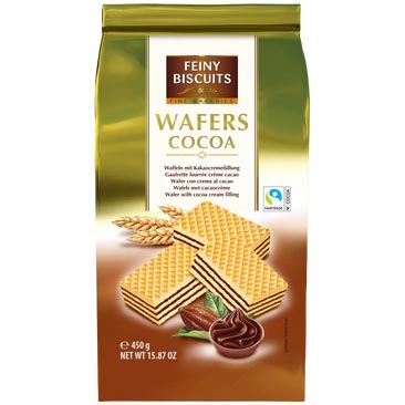 Feiny Biscuits Wafeltjes Met Cacaocrèmevulling 450gr