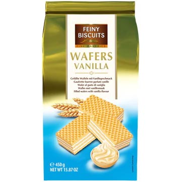 Feiny Biscuits Wafeltjes Met Crèmevulling En Vanillesmaak 450gr
