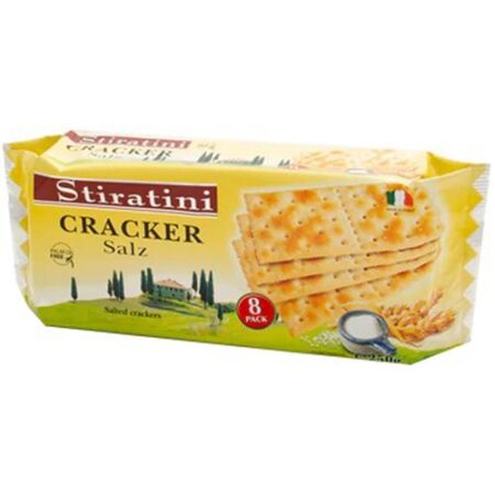 Stiratini Crackers Zout 250g Apart Verpakt 8-Pack 8 x 31,5g