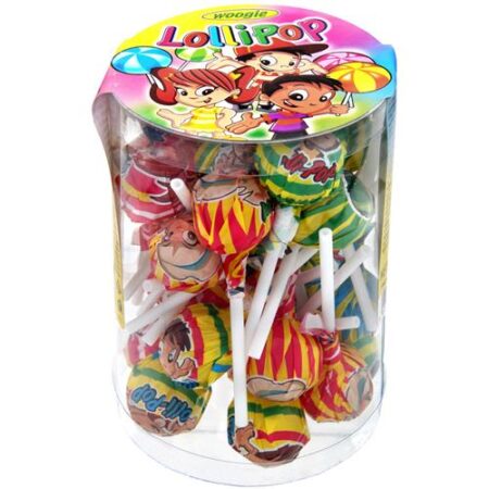 Woogie Lolly Mix 300g – Met Fruit & Colasmaak – Apart Verpakt
