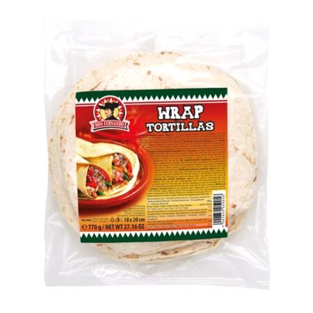 Don Fernando Wrap Tortillas 18 x 20 cm – 320g