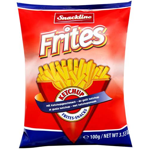 Snackline Chips Frietsnack Met Ketchupsmaak 100g