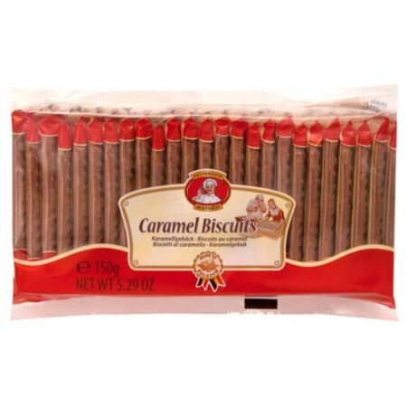 Pâtisserie Mathéo Karamelbiscuits Apart Verpakt 150g