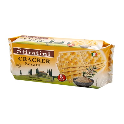 Stiratini Crackers Sesam 250g Apart Verpakt 8-Pack 8 x 31,5g