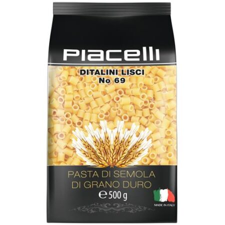 Piacelli Ditalini Lisci 500g