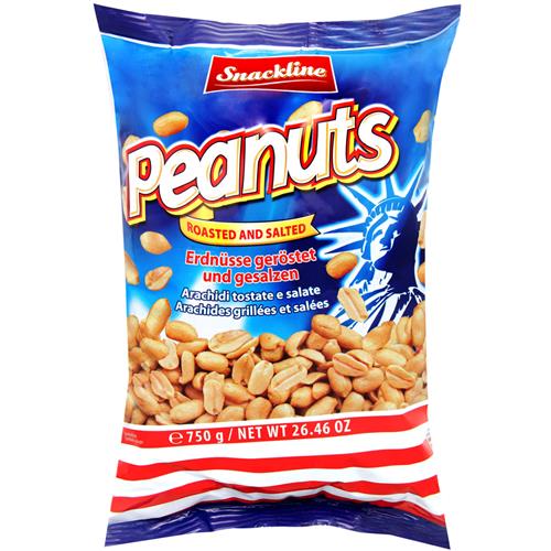 Snackline Pinda's Geroosterd & Gezouten 750g
