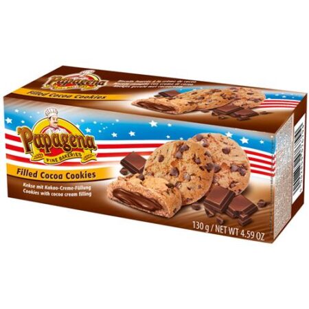 Papagena Gevulde Chocoladekoekjes 130g