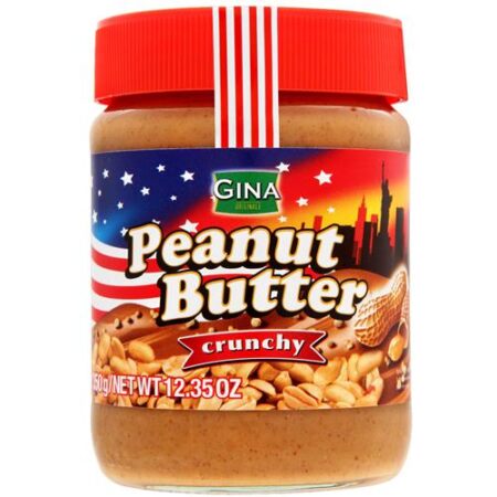 Gina Crunchy Pindakaas 350g