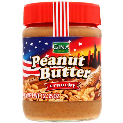 Gina Crunchy Pindakaas 350g