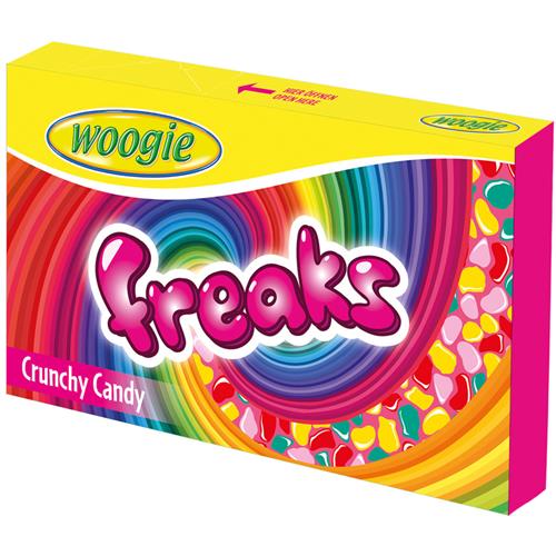 Woogie Snoepjes Freaks 150gr - Suikerdragees Met Fruitssmaak
