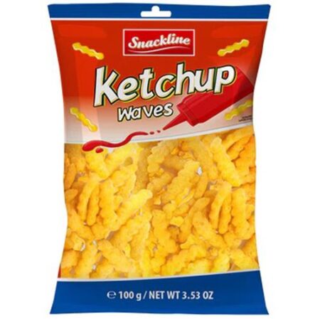 Snackline Chips Ketchup Waves 100gr