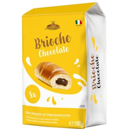 Meister Moulin Chocolade-hazelnootcrème brioche 280 g – zacht gebak