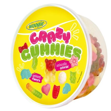 Woogie Crazy Gummies 1kg Snoeppot