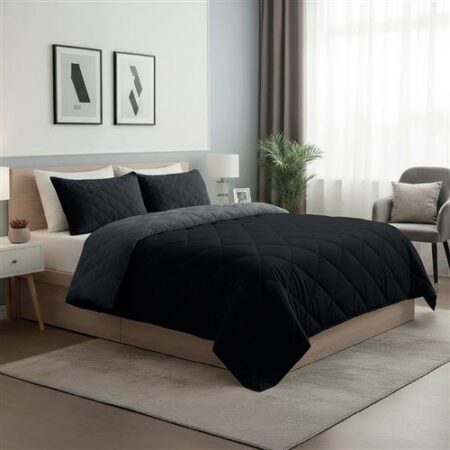 Caselli Dekbed Comfy Zwart 240 x 220 cm 100% polyester