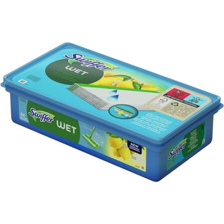 Swiffer Wet vochtige vloerdoekjes 24 stuks – frisse citroengeur