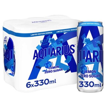 Aquarius Lemon Zero Sugar 6 x 33cl