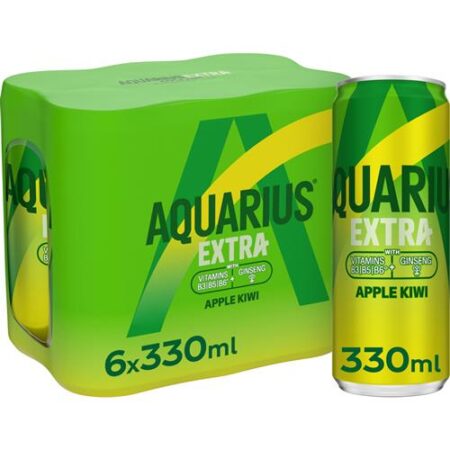 Aquarius Extra Apple Kiwi 6 x 33cl