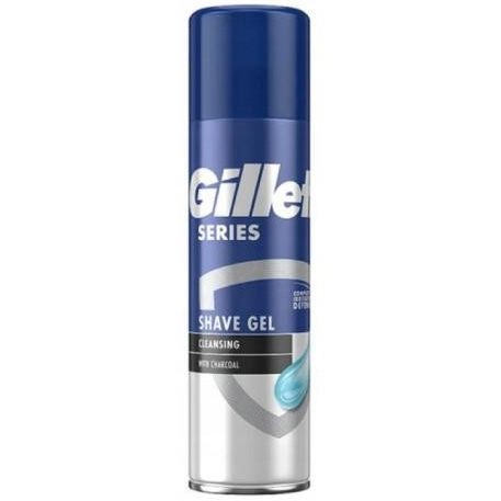 Gillette Series Shave Gel Cleansing 200ml scheergel met charcoal