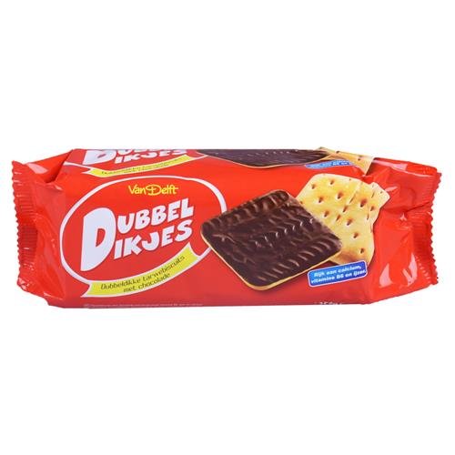 Van Delft Dubbel Dikjes chocoladekoekjes 250g