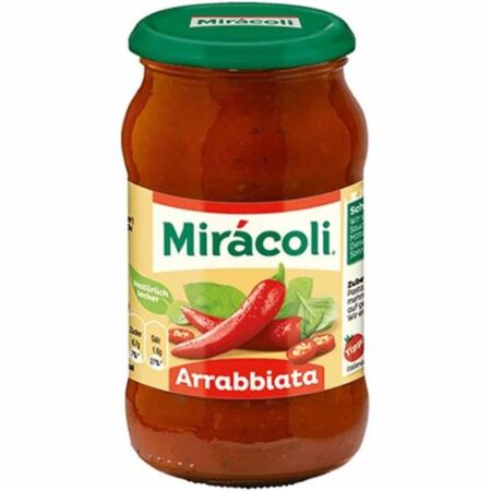 Mirácoli Pastasaus Arrabbiata 450g pittige tomatensaus voor pasta