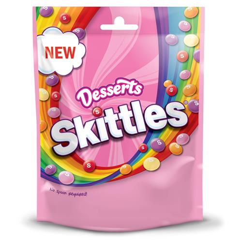 Desserts Skittles 152 g kauwsnoepjes met verrassende dessertsmaken