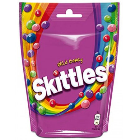 Skittles Wild Berry 136 g stazak met fruitige kauwsnoepjes