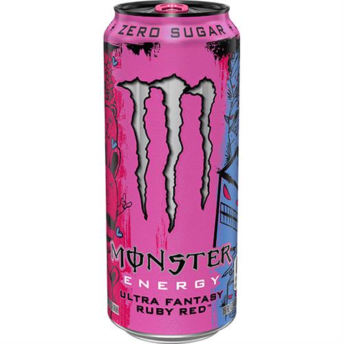 Monster Energy Ultra Fantasy Ruby Red Zero Sugar 500ml