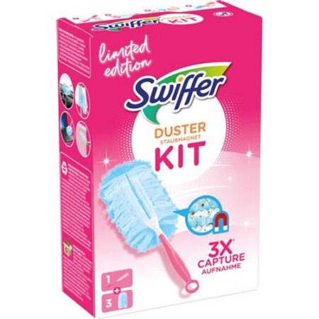 Swiffer Duster Pink Limited Edition Starterkit met 3 navullingen