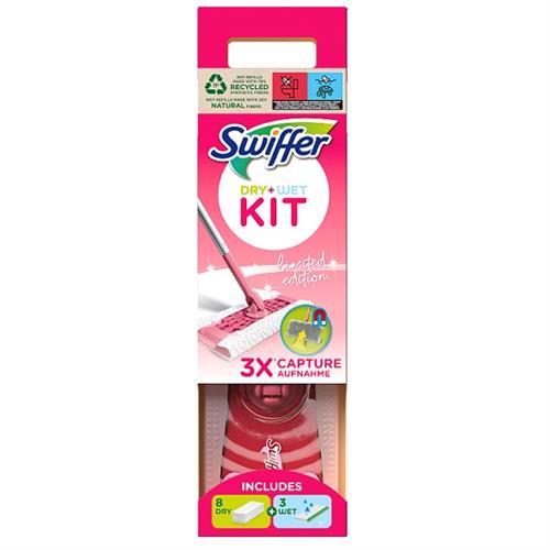 Swiffer pink Limited starterkit app+ 3x WET + 8x DRY