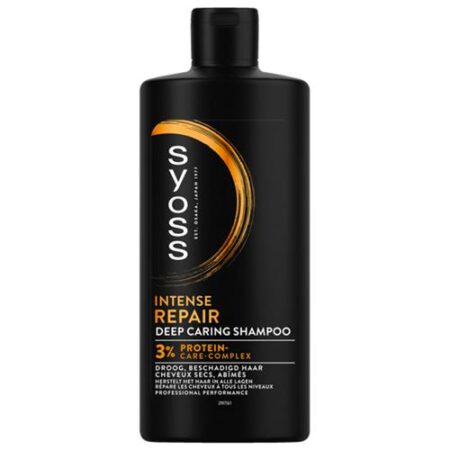 Syoss Shampoo Intense Repair 440 ml voor droog en beschadigd haar met keratine