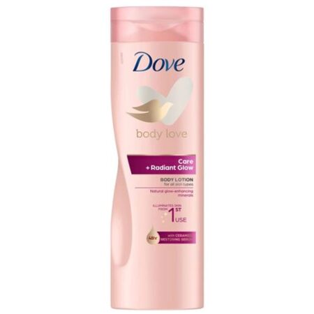 Dove Body Love Care + Radiant Glow Body Lotion 400ml met ceramide serum