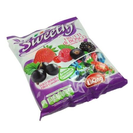 Sweetly Bosvruchten Snoep 285g – Gevulde Snoepjes met Fruitsmaak