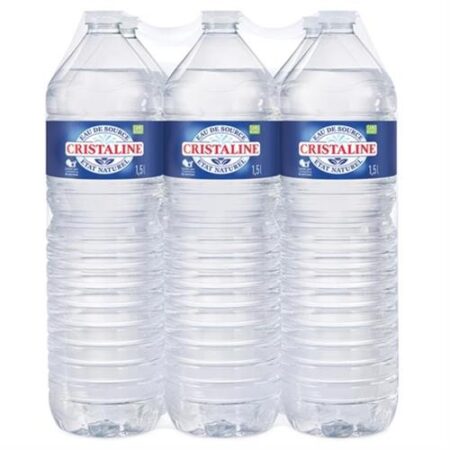 Cristaline plat water 6 x 1,5L natuurlijk bronwater