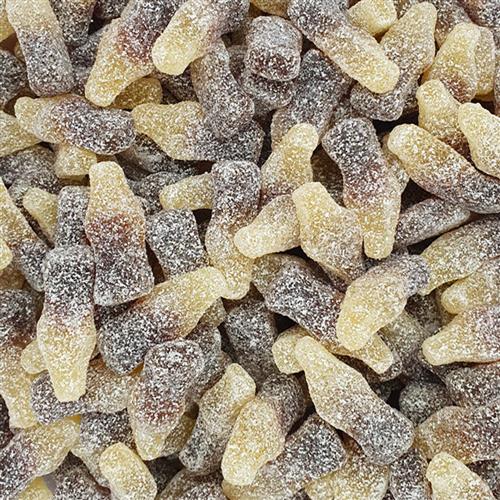 Frisia Snoepjes Zure Cola Flesjes 1,5kg – Bulk Snoep – Zure Cola Smaak