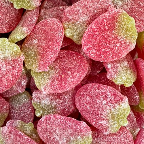 Frisia Snoepjes Sugared Strawberries 1,5kg – Bulk Snoep – Gesuikerde Snoep Met Aardbeismaak