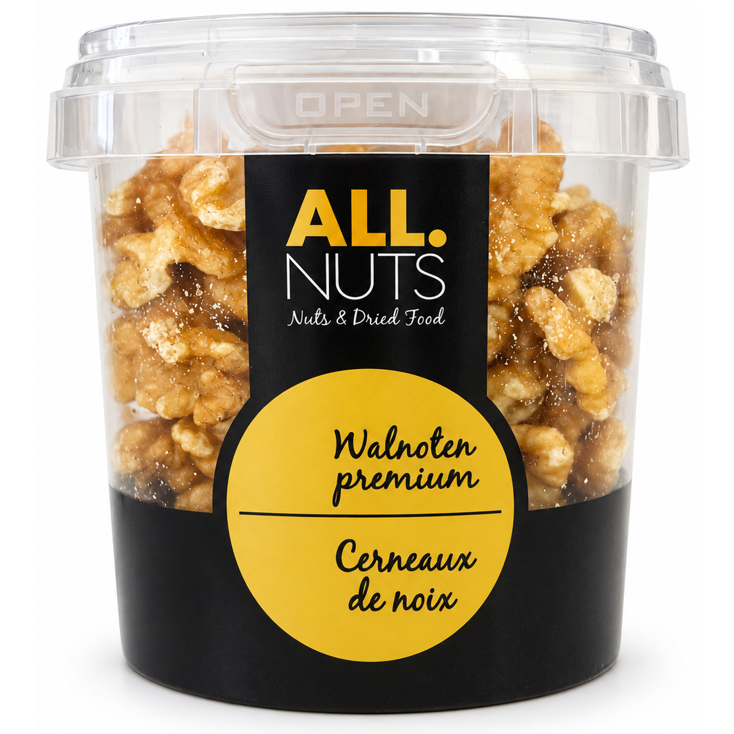 Allnuts Premium Walnoten 120g – Chileense Walnoten in Pot - Afbeelding 2
