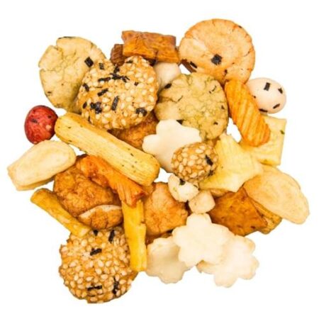 Allnuts Japanse Mix 100g met rijstcrackers en pinda’s