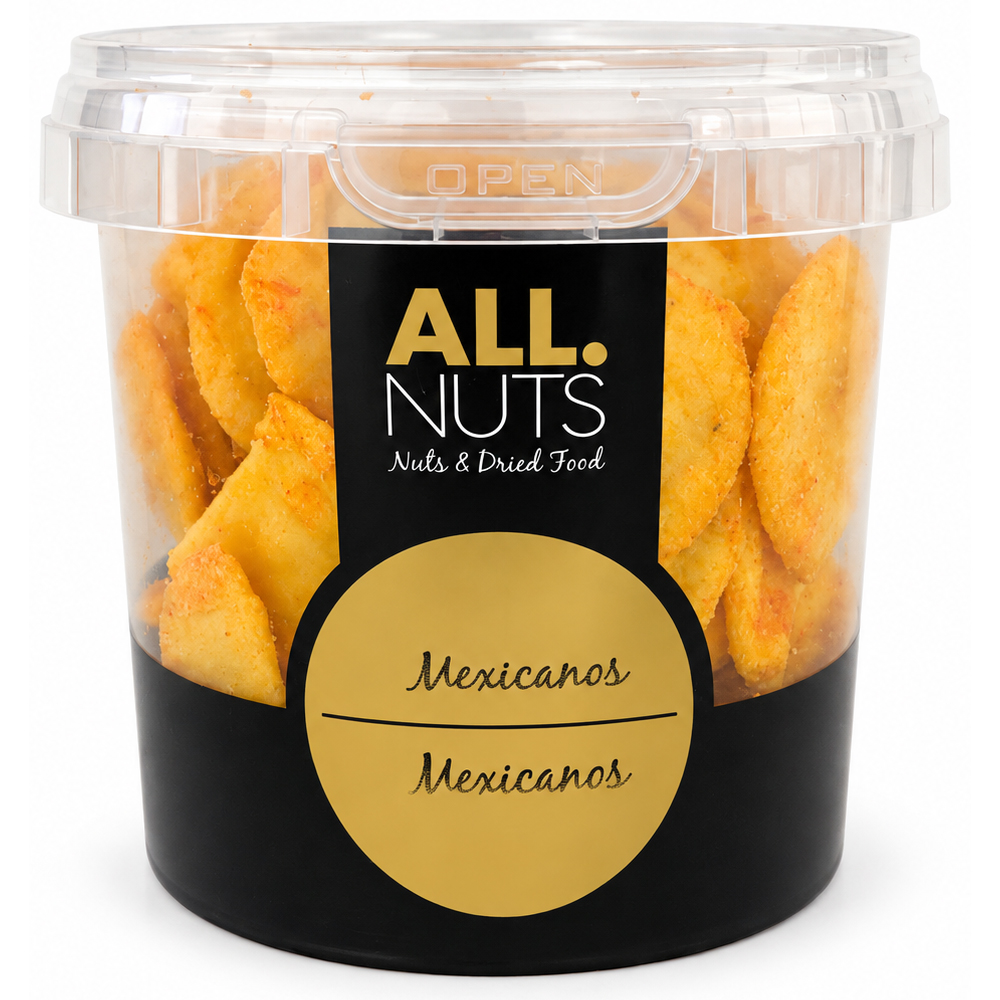 Allnuts Mexicanos 70g – Krokante Maïs- & Rijstcrackers met Kaassmaak - Afbeelding 2