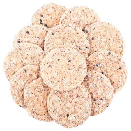 Allnuts Black Pepper Crackers 50g met zwarte peper en zwarte sesam