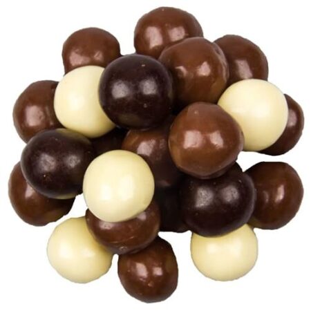 Allnuts Choco Hazelnoot Mix 225g met witte melk- en pure chocolade