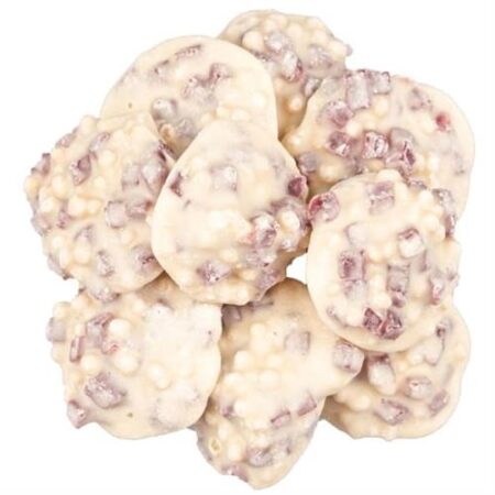 Allnuts Chocolade Rots Aardbei 125g – Chocolade Crunch met Aardbei