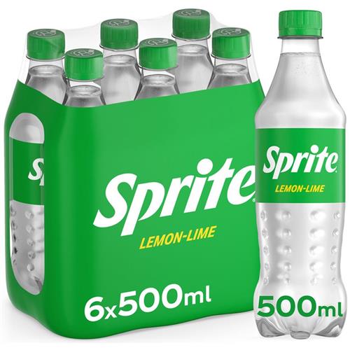 Sprite Lemon-Lime 6 x 500ml – Frisse Bruisende Frisdrank