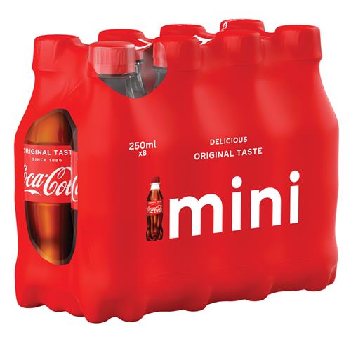 Coca-Cola Original mini 8 x 250ml – frisdrank PET