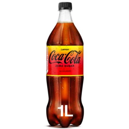 Coca-Cola Zero Lemon 1L – Frisdrank zonder suiker met citroensmaak