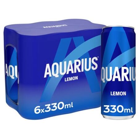 Aquarius Lemon sportdrank 6 x 33cl met citroensmaak