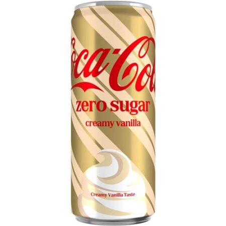 Coca-Cola Zero Creamy Vanilla Blik 0.33L
