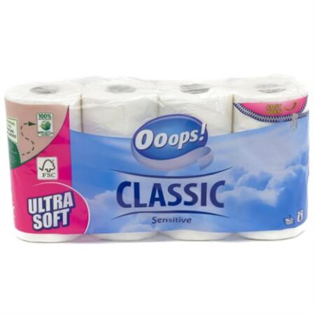 Ooops! Toiletpapier 8 rollen - 3 laags