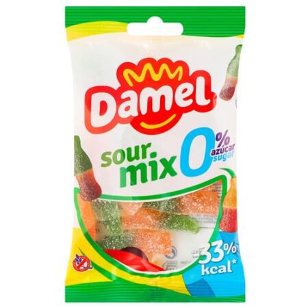 Damel zure mix suikervrij 90g